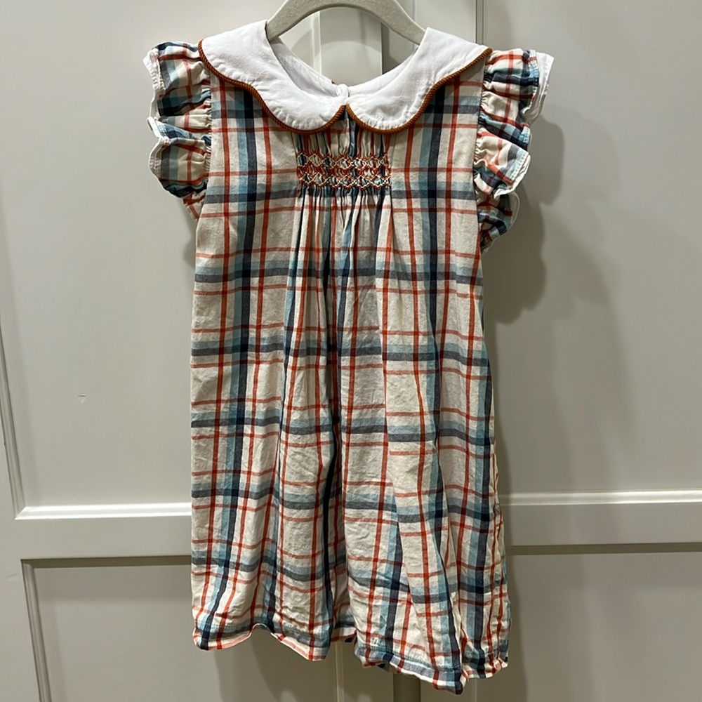 Bella Bliss Plaid Ruffle Sleeve Kitt Dress